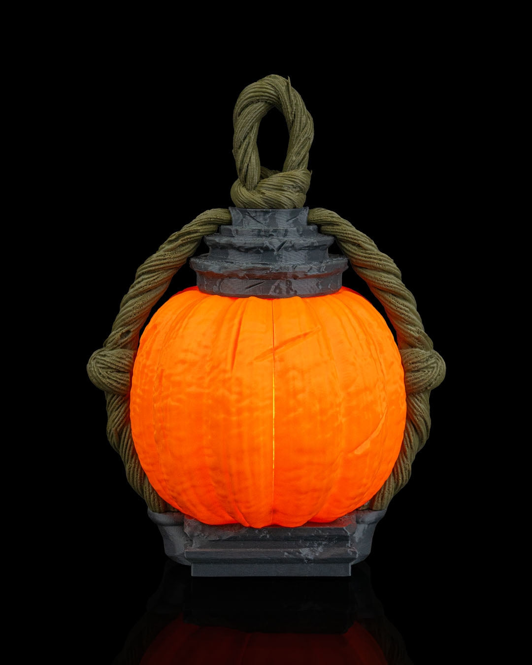 3D Printed Pumpkin Lantern – Portable Halloween Light