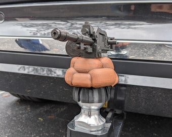 Machine gun Trailer Tow hook ball / hitch cover