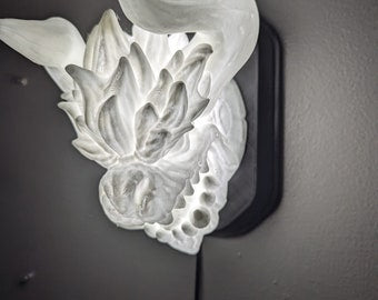 Bowser Amiibo from Super Mario Bros inspired wall trophy lamp to decorate your room: bedroom, playroom or office