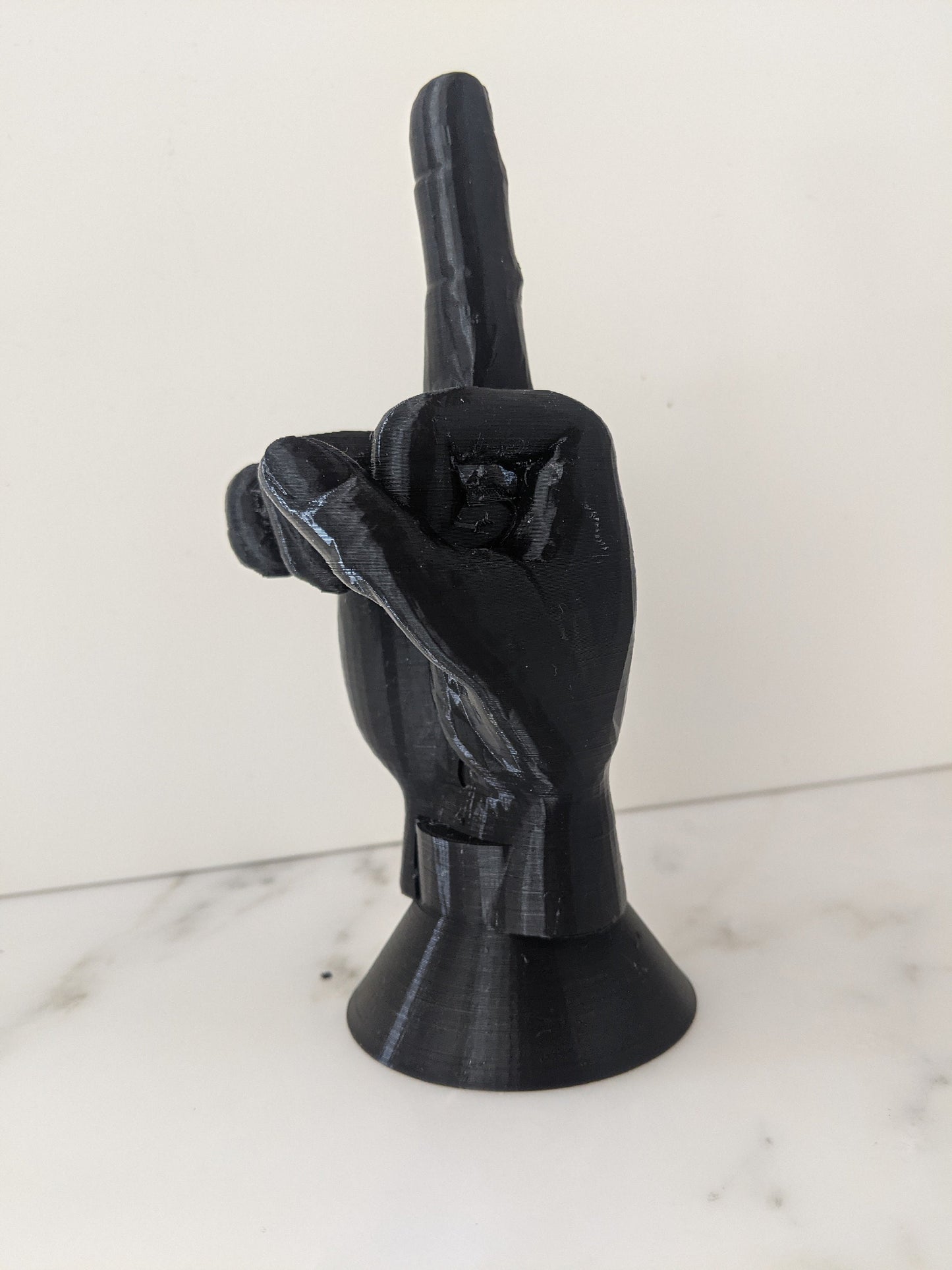 Hand Middle Finger Trailer Tow hook ball / hitch cover