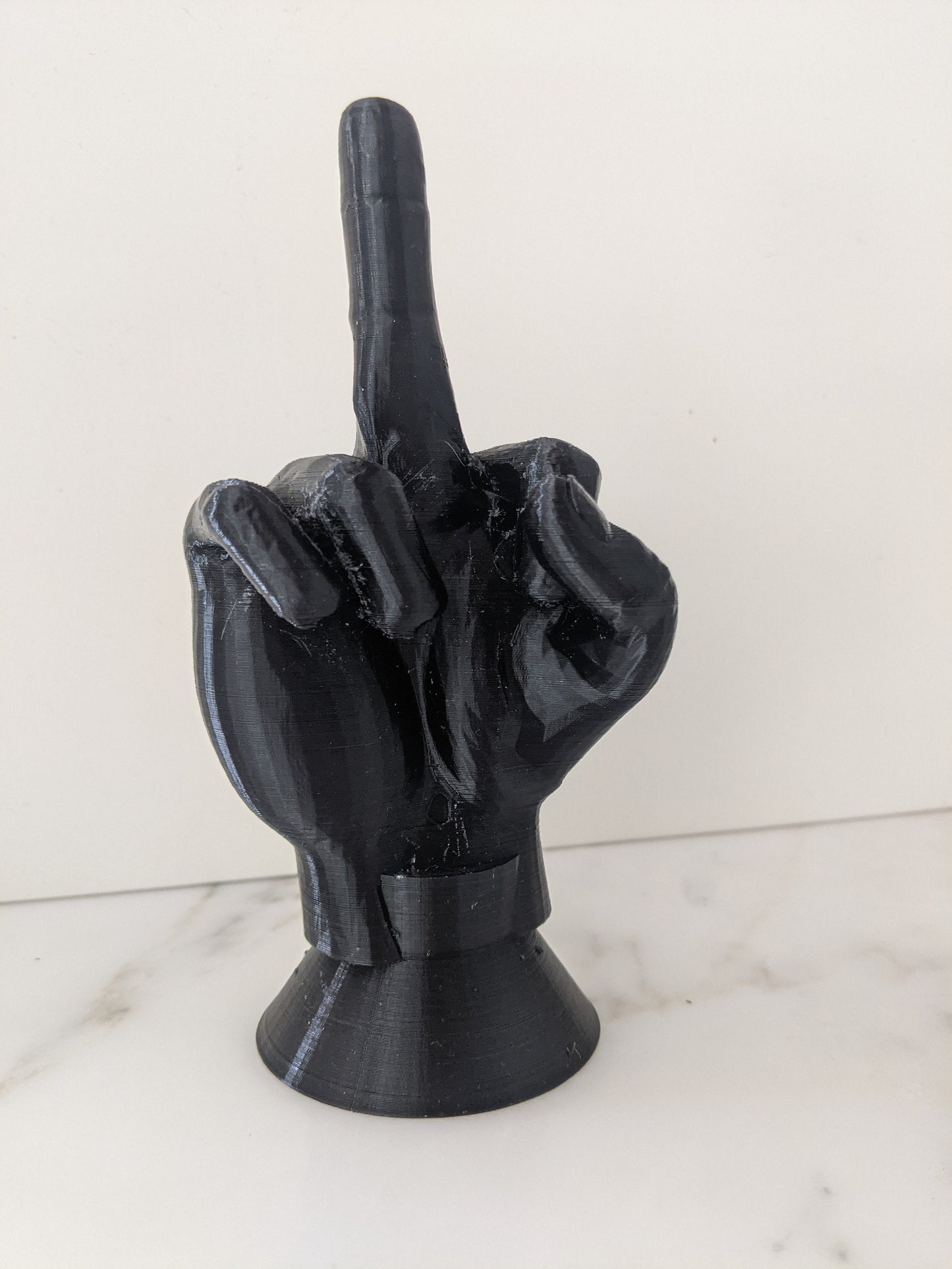 Hand Middle Finger Trailer Tow hook ball / hitch cover
