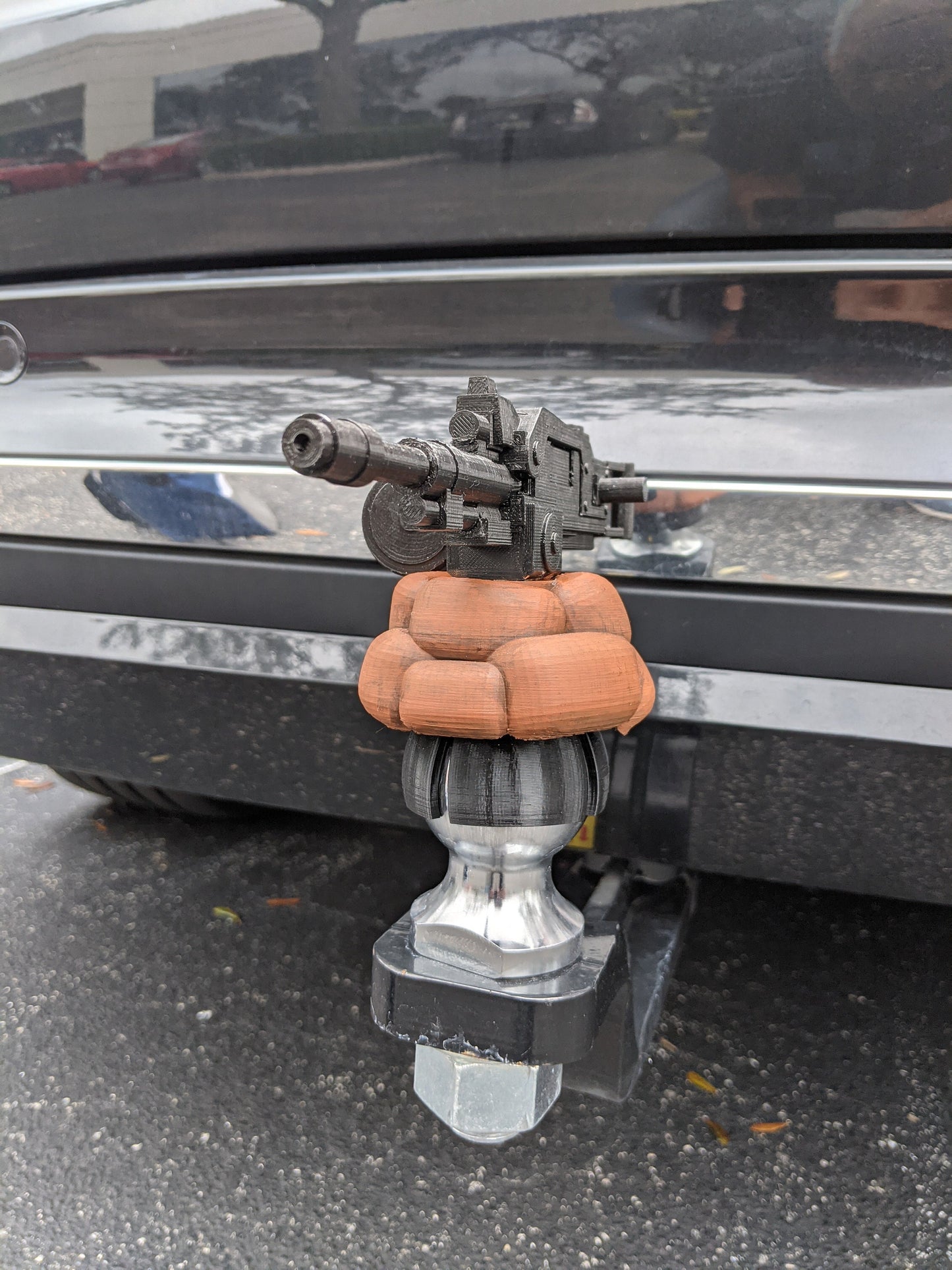 Machine gun Trailer Tow hook ball / hitch cover