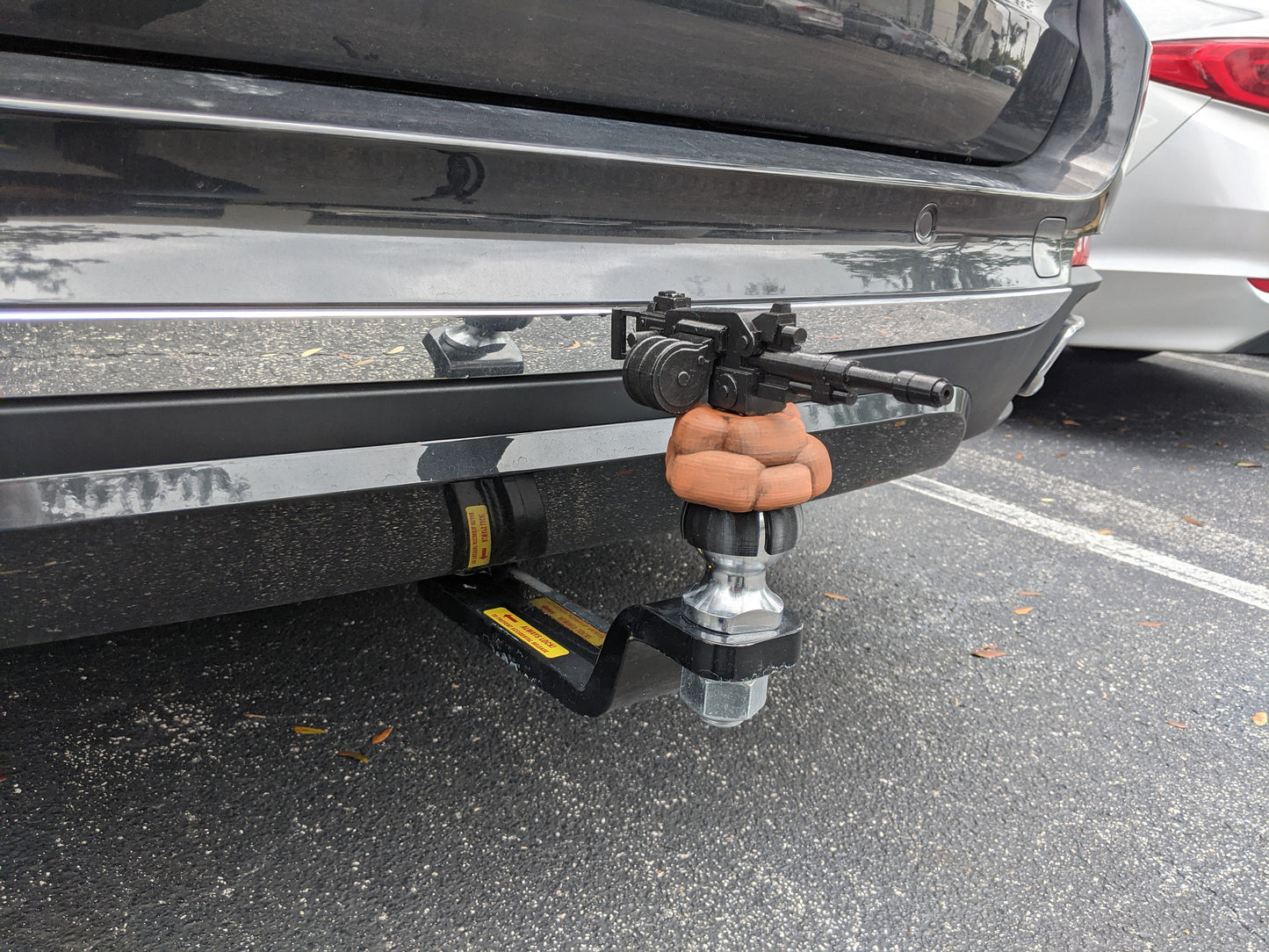 Machine gun Trailer Tow hook ball / hitch cover
