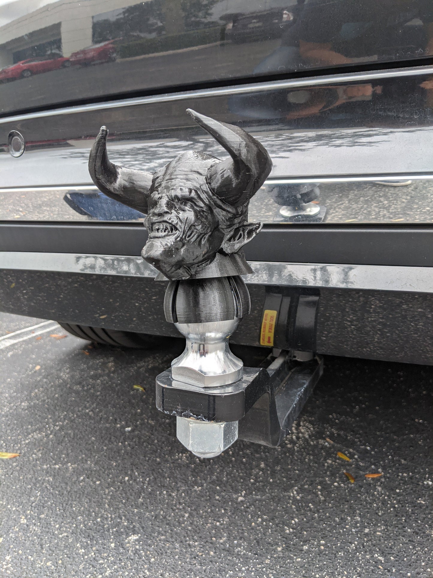 Devil Trailer Tow hook ball / hitch cover
