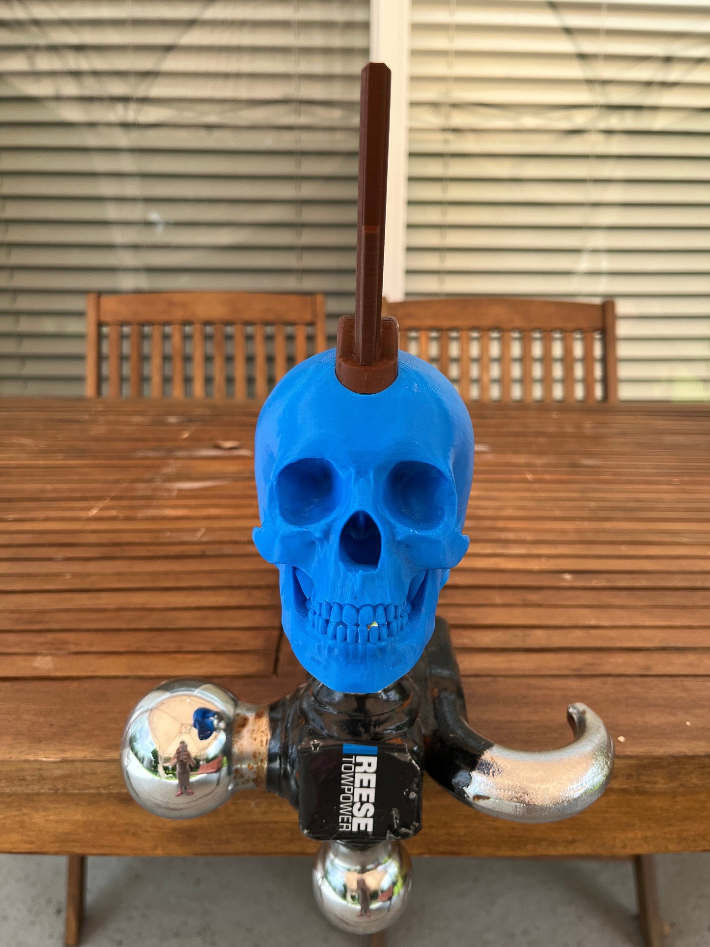 Guardian of the galaxy, Yondu inspired Skull Trailer Tow hook ball hitch cover