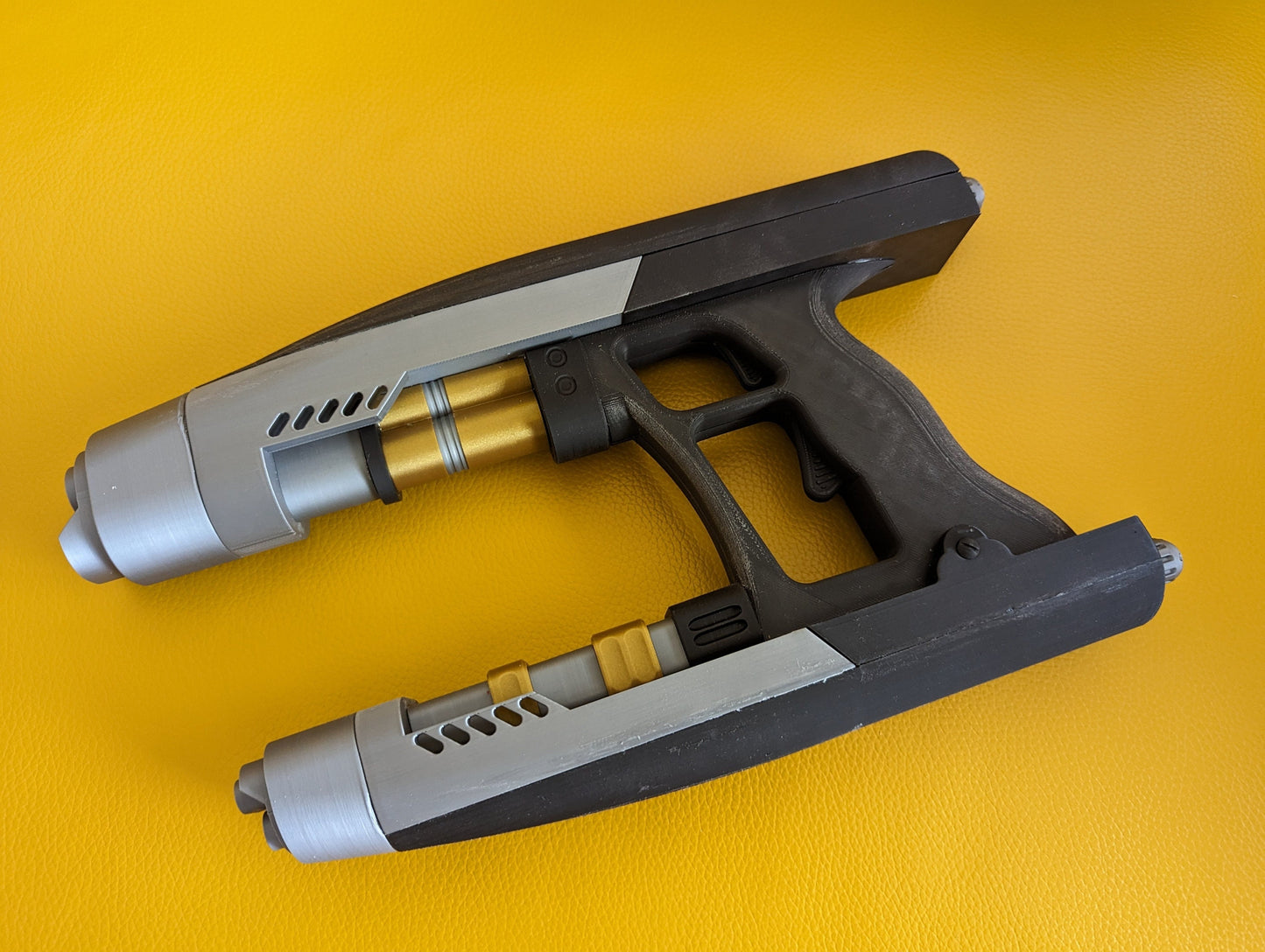 Guardians of the Galaxy Peter Quill and What If T'Challa Star Lord Blaster Set, cosplay prop