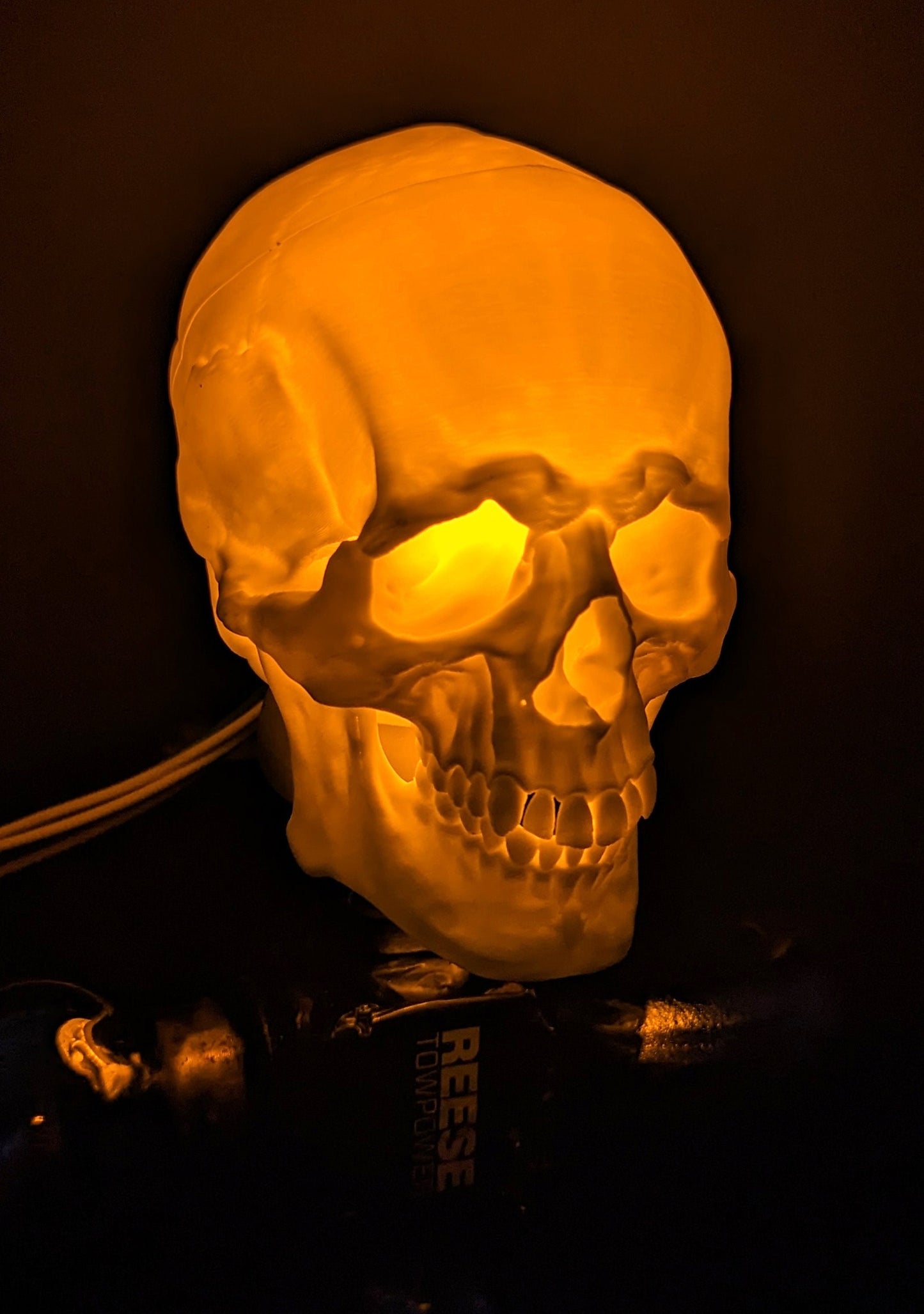 Lighted Skull Trailer Hitch Balls Cover