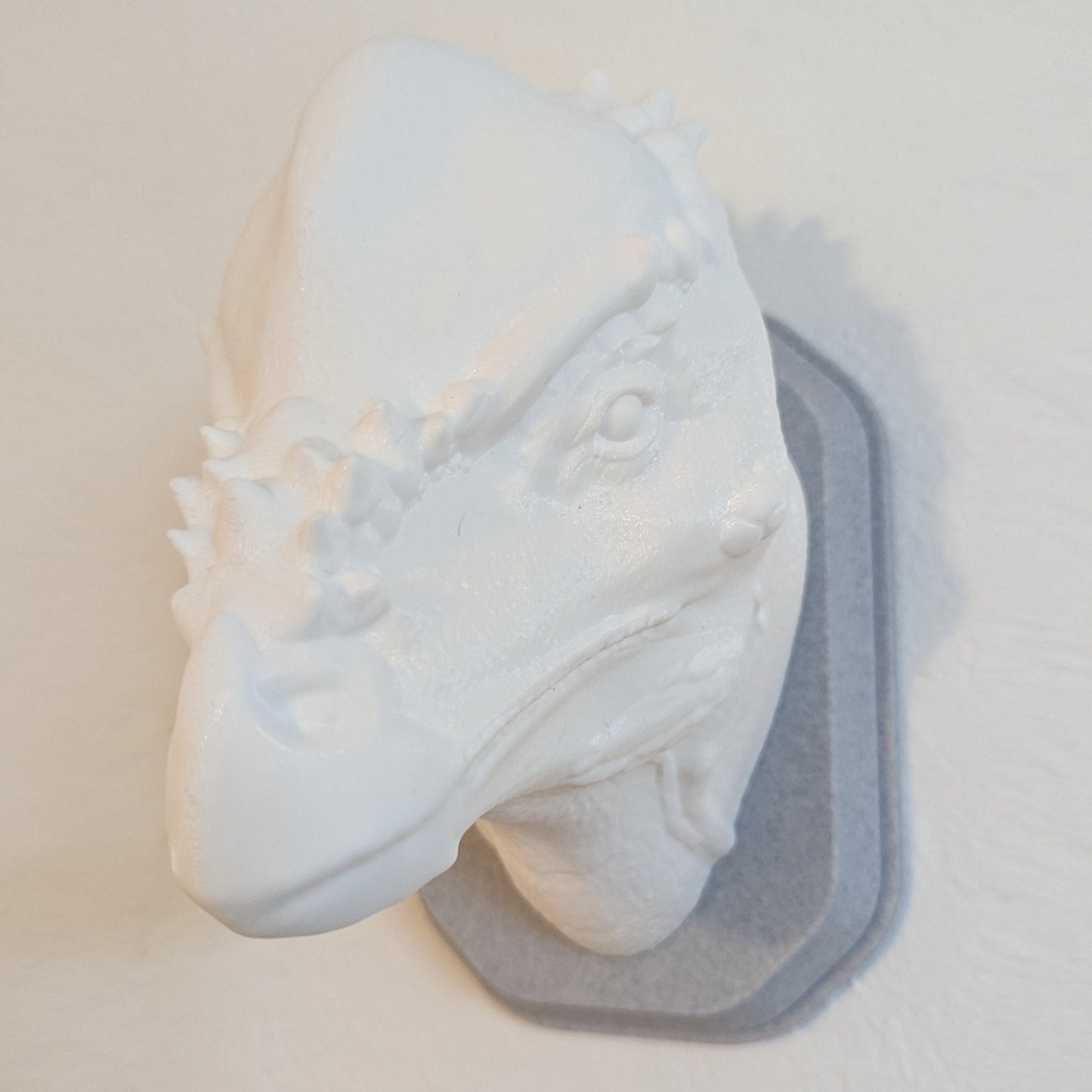Pachycephalosaurus inspired wall trophy lamp to decorate your room bedroom, playroom or office
