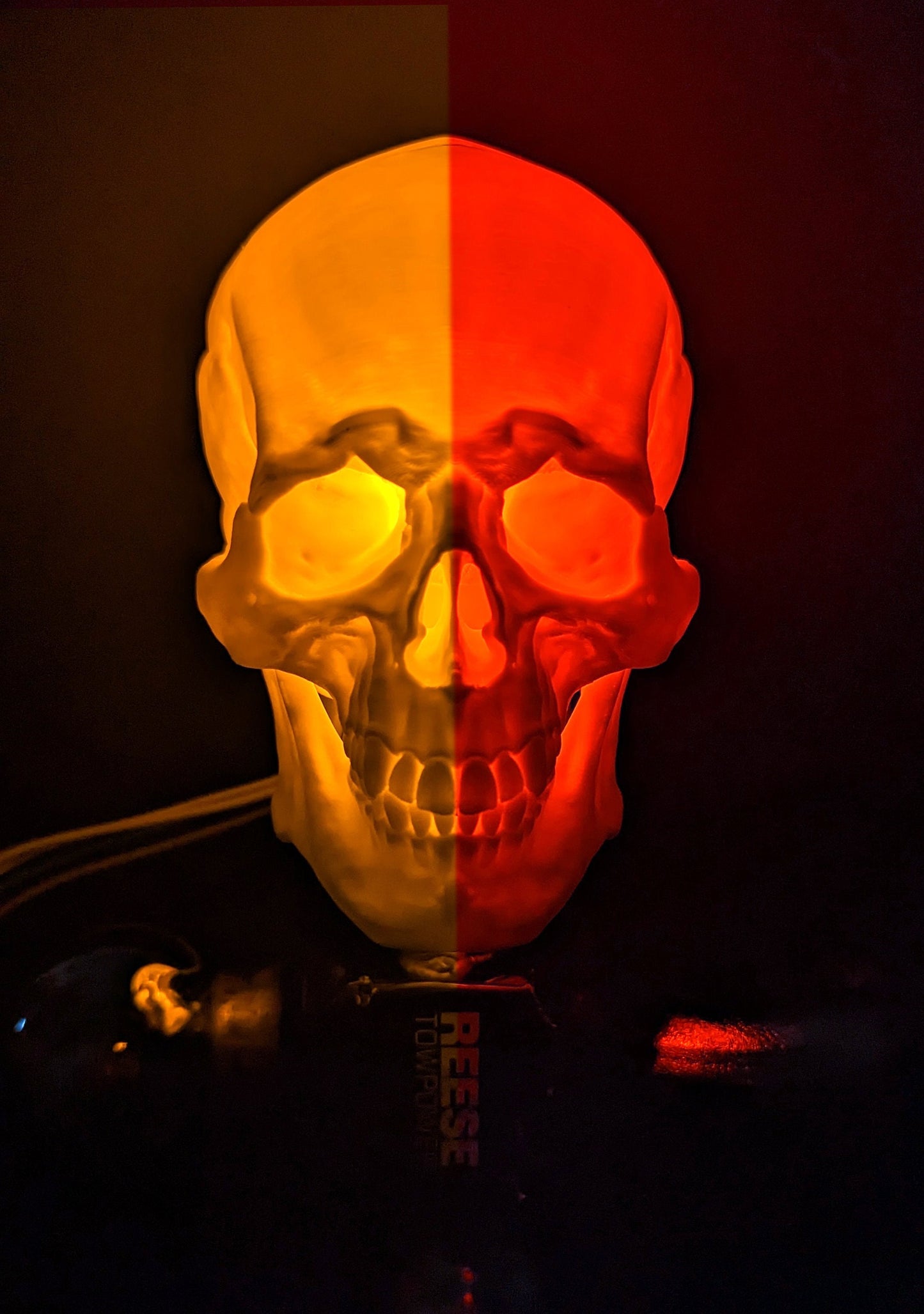 Lighted Skull Trailer Hitch Balls Cover