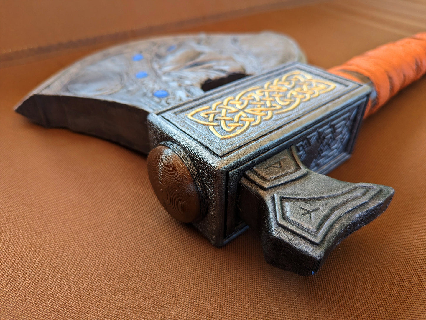 Replica of Viking Axe of the Wolf Clan for cosplay