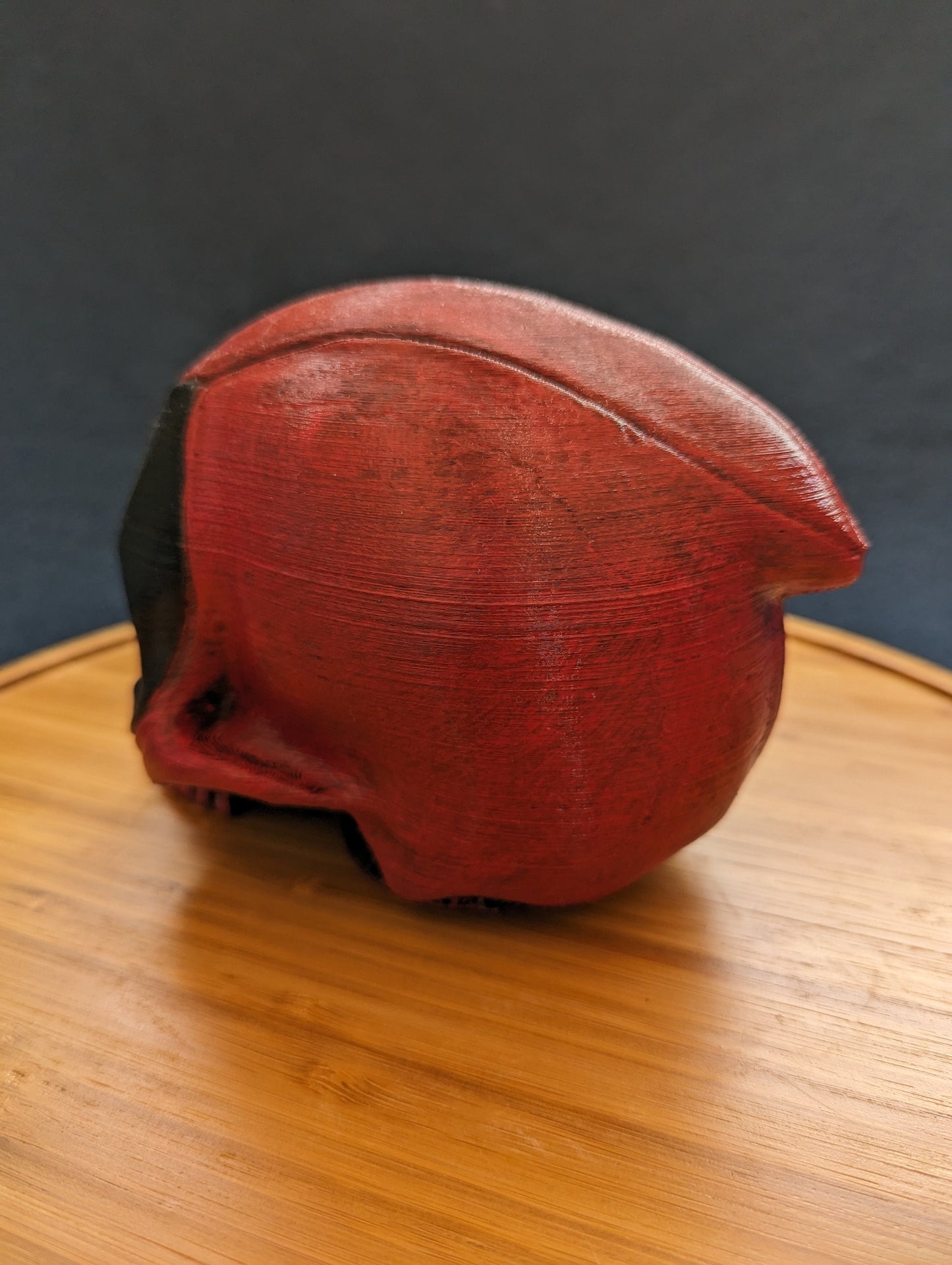 Hand-painted Deadpool skull Trailer Tow hook ball / hitch cover