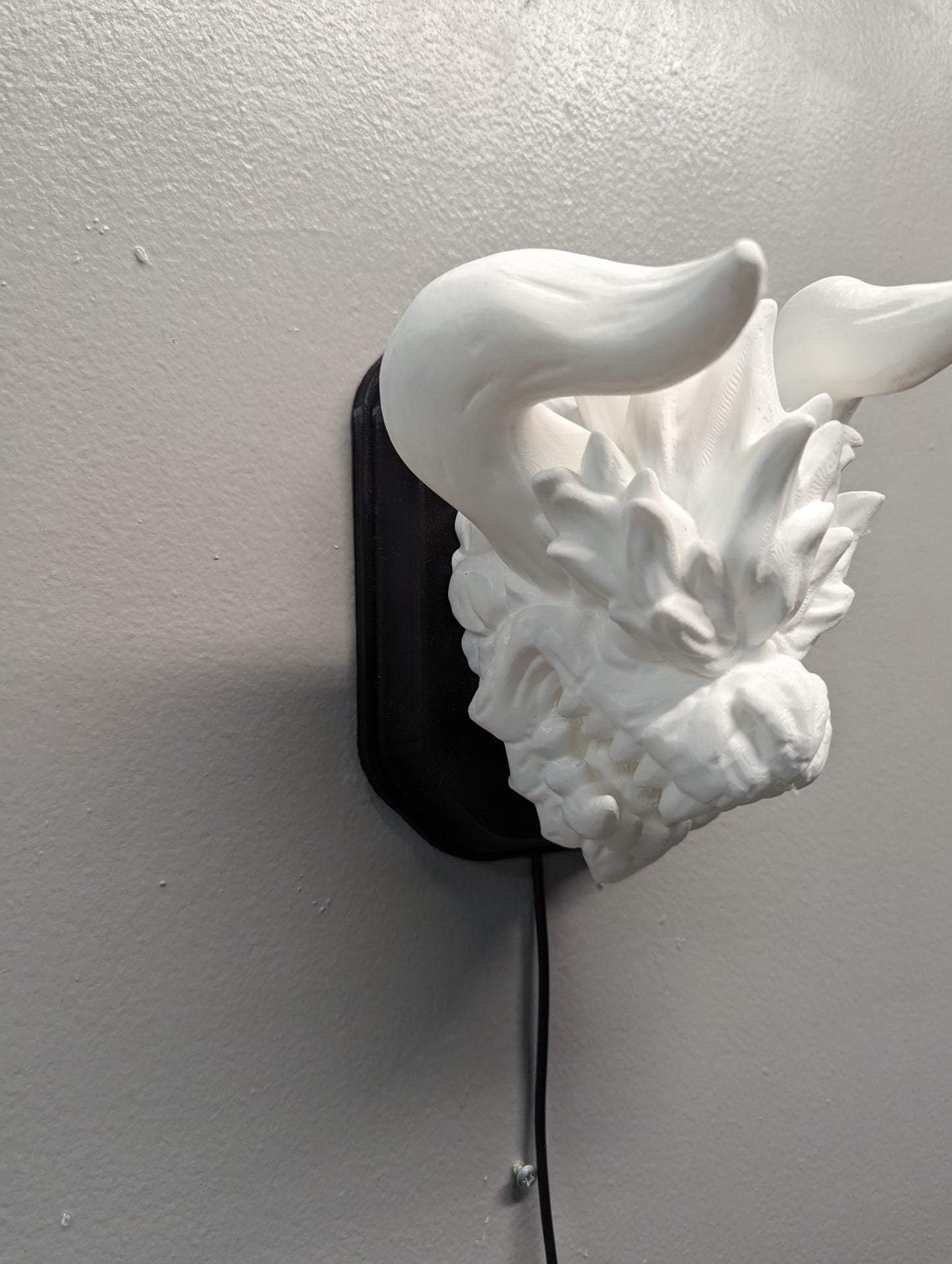 Bowser Amiibo from Super Mario Bros inspired wall trophy lamp to decorate your room: bedroom, playroom or office