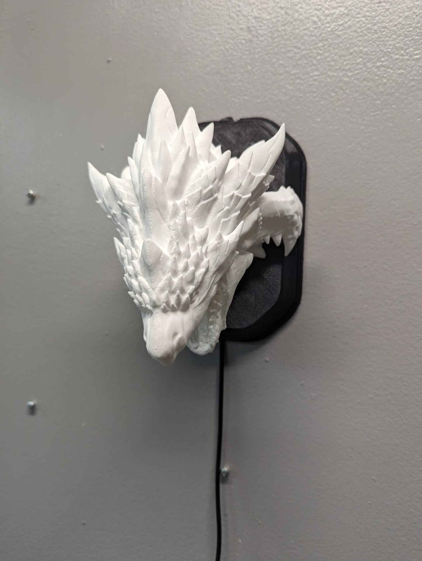 Monster Hunter Rathalos inspired wall trophy lamp to decorate your room bedroom, playroom or office