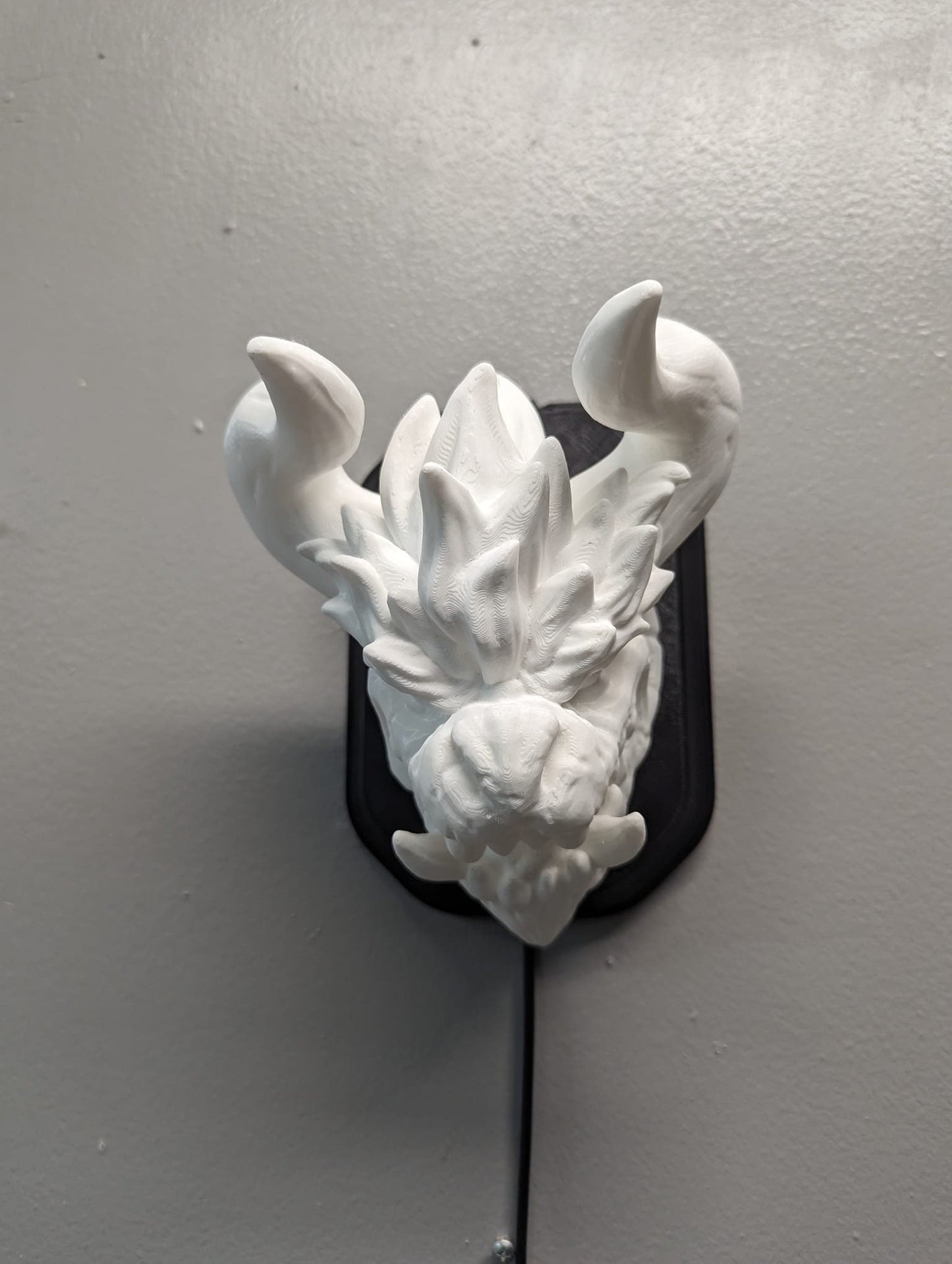 Bowser Amiibo from Super Mario Bros inspired wall trophy lamp to decorate your room: bedroom, playroom or office