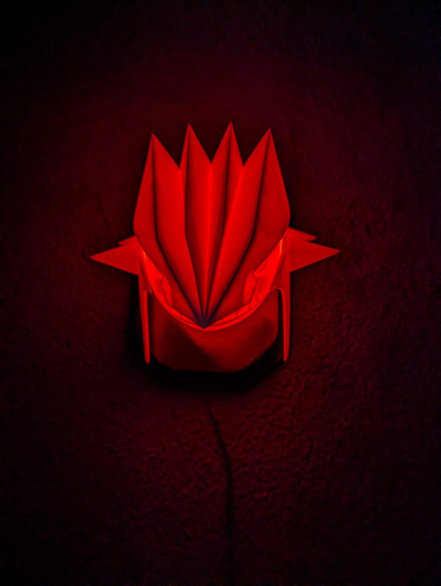Pokemon's Groudon inspired wall trophy lamp to decorate your room: bedroom, playroom or office.