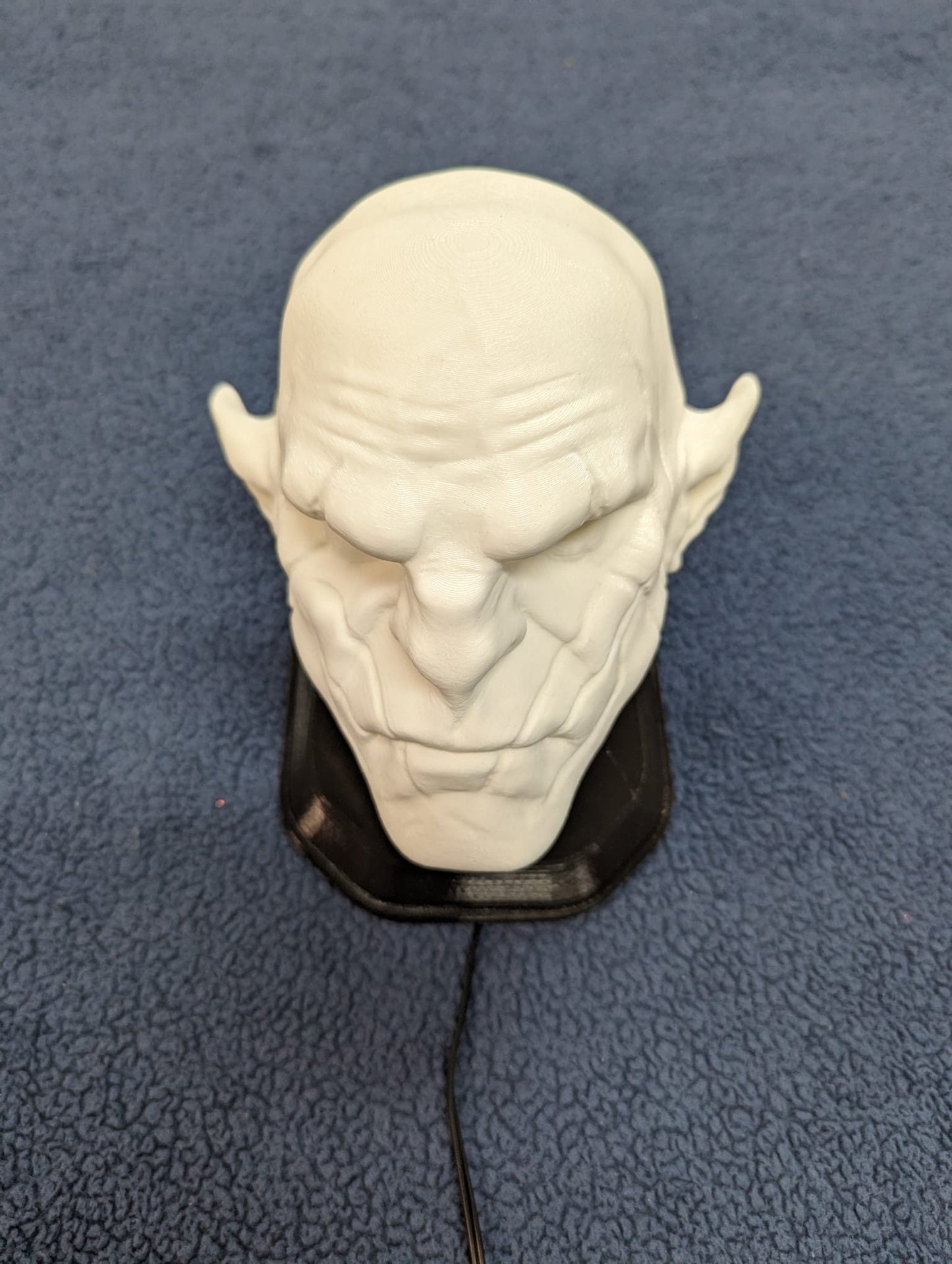 Lord of the Rings Azog inspired wall trophy lamp to decorate your room: bedroom, playroom or office.