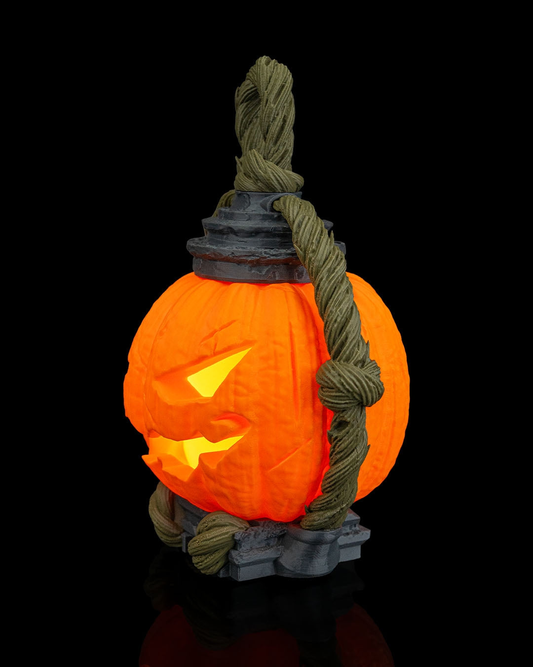 3D Printed Pumpkin Lantern – Portable Halloween Light
