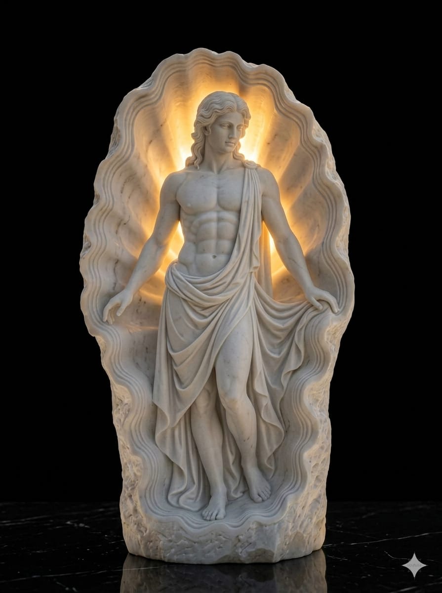 Apollo & Venus Shell Lamp Set