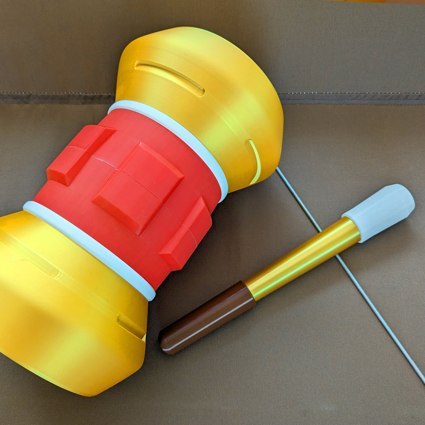 Amy Rose's hammer from Sonic 3D printed, improved version