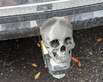 Skull Trailer Tow hook ball  hitch cover