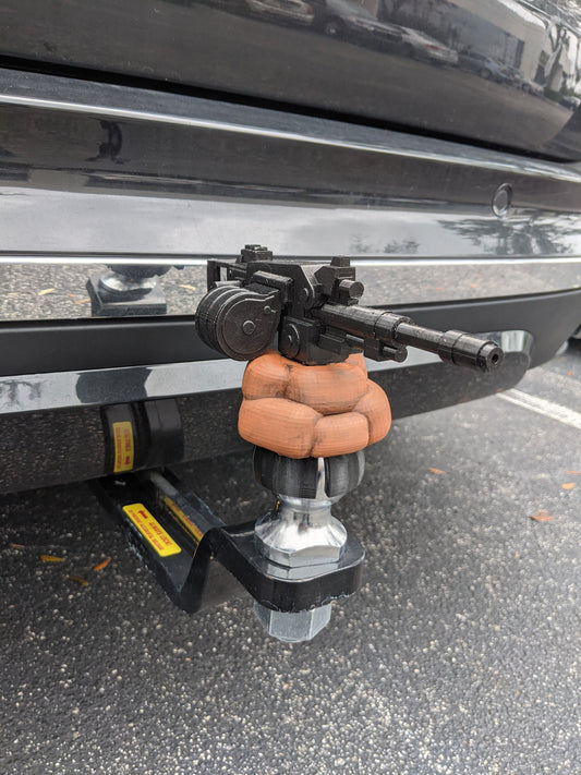 Machine gun Trailer Tow hook ball / hitch cover