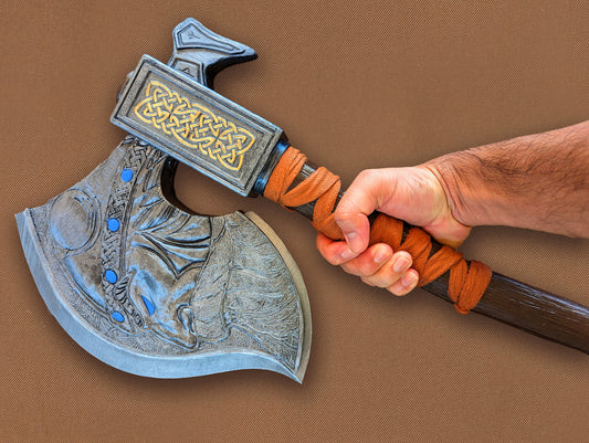 Replica of Viking Axe of the Wolf Clan for cosplay